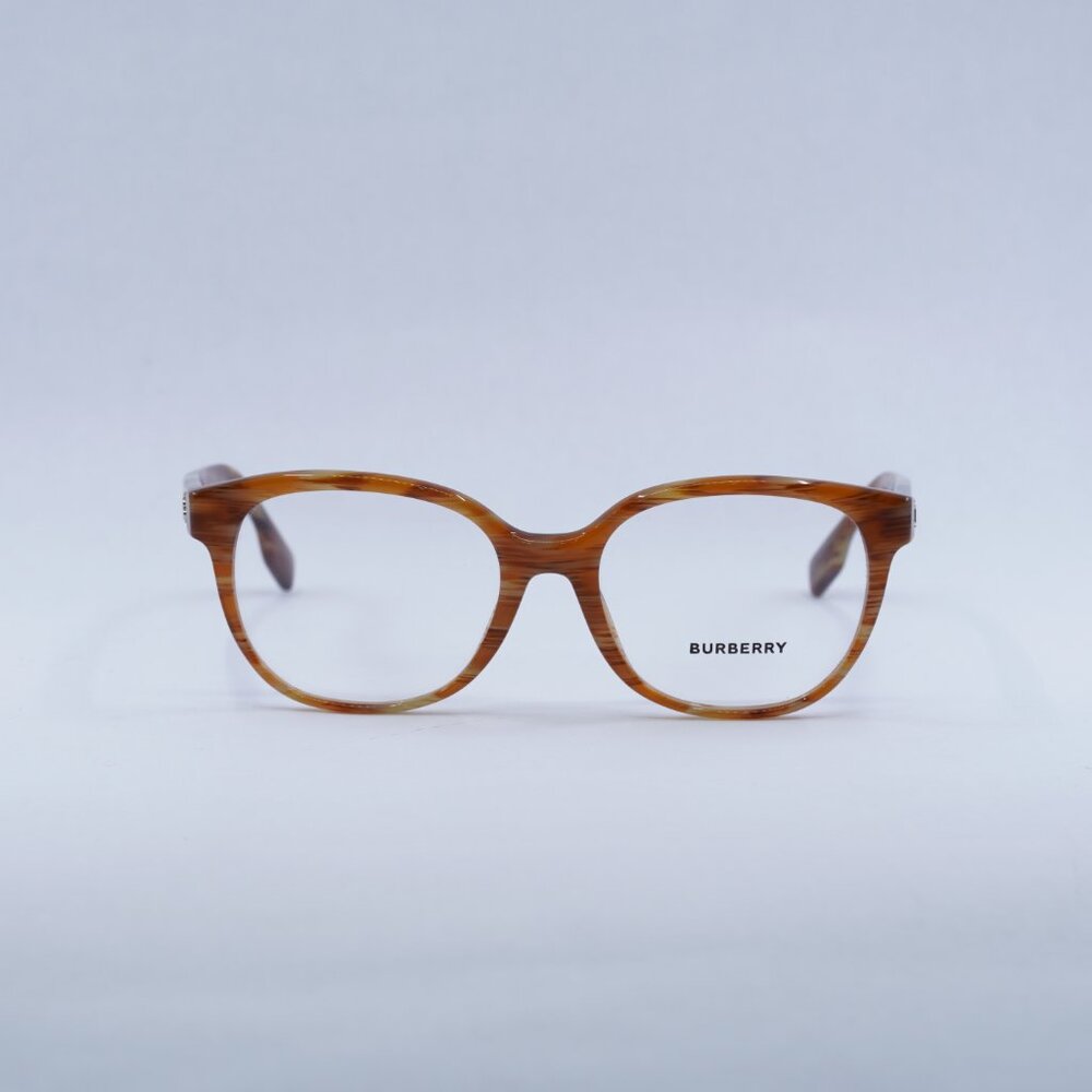 Burberry BE2332 3915 Eyeglasses Spotted Brown 52mm Square Frame - Picture 2 of 10